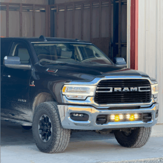 High Output Hidden Light Mounts non-ParkSense: 2019+ Ram 2500/3500/Cab&Chassis